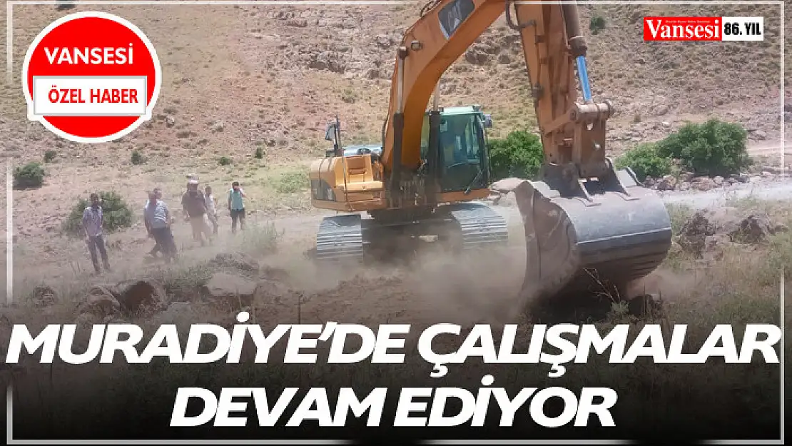 Muradiye'de çalışmalar devam ediyor