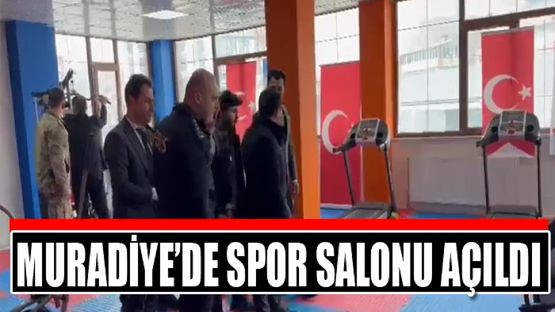 Muradiye'de spor salonu açıldı