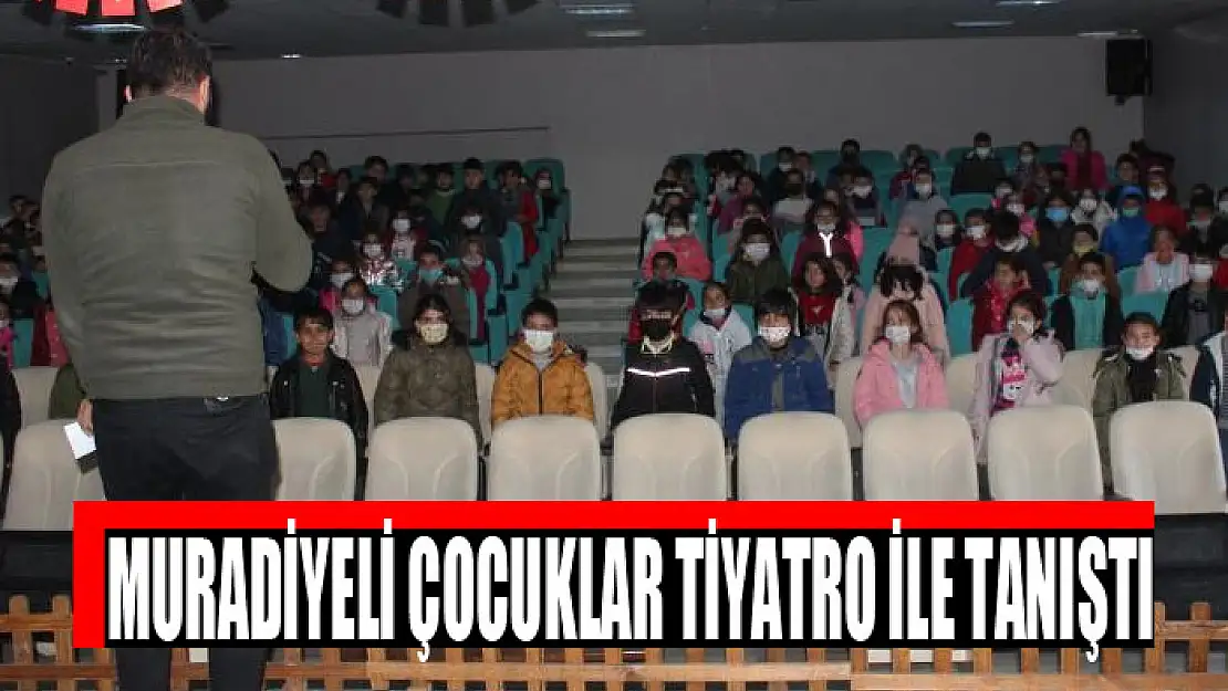 Muradiyeli çocuklar tiyatro ile tanıştı