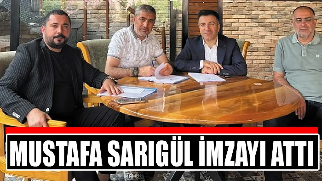 Mustafa Sarıgül imzayı attı