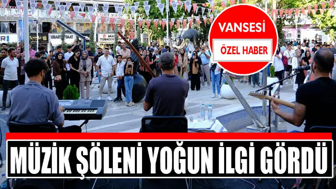 Müzik şöleni yoğun ilgi gördü