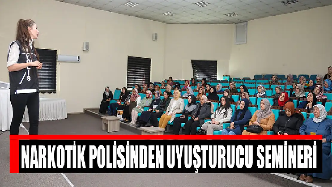 Narkotik polisinden uyuşturucu semineri