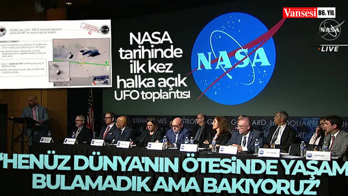 NASA tarihinde ilk kez halka açık UFO toplantısı