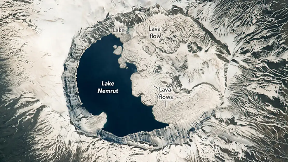 Nemrut Krater Gölü NASA astronotlarının gözdesi oldu