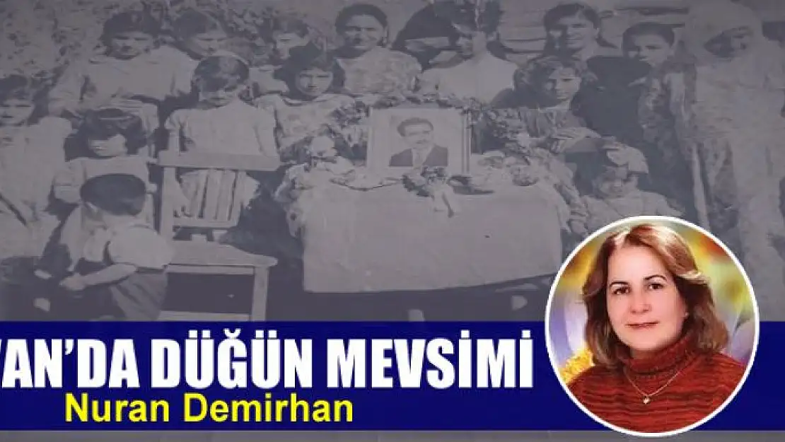 Van'da düğün mevsimi