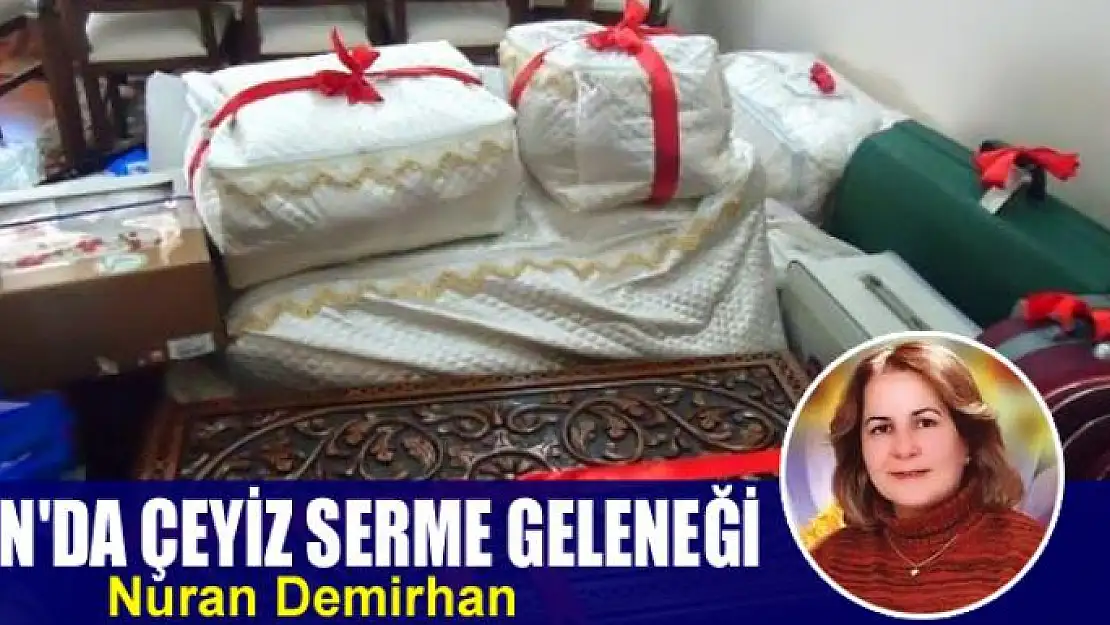 Van'da çeyiz serme geleneği