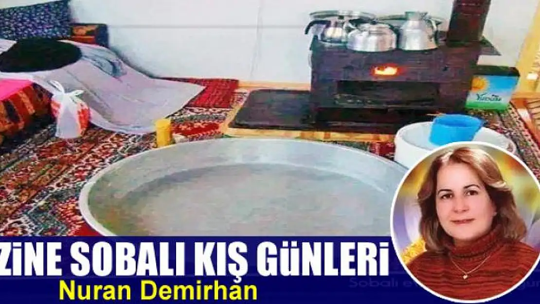 Kuzine sobalı kış günleri