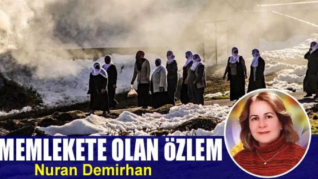 Memlekete olan özlem