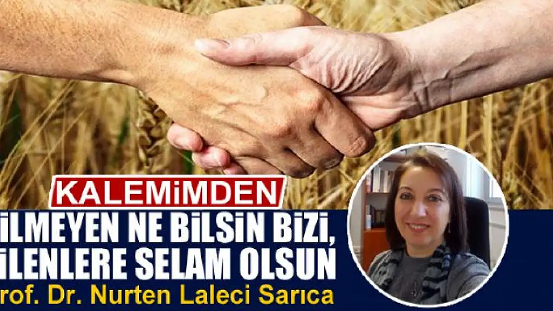 'Bilmeyen ne bilsin bizi, Bilenlere selam olsun'