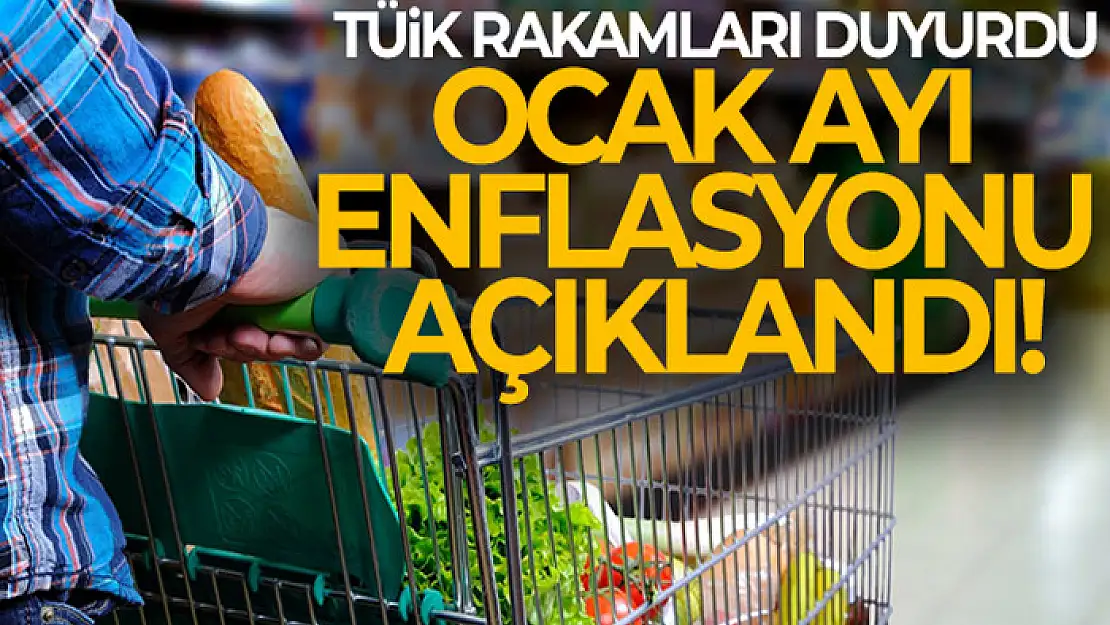 Ocak ayı TÜFE oranı yüzde 11,10 olarak açıklandı