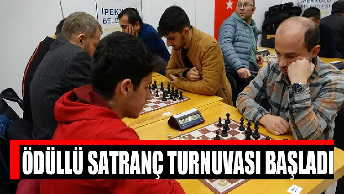 Ödüllü satranç turnuvası başladı