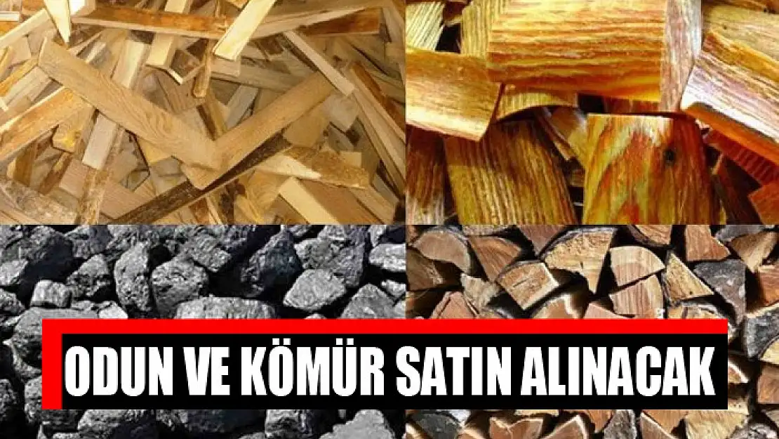 Odun ve kömür satın alınacak