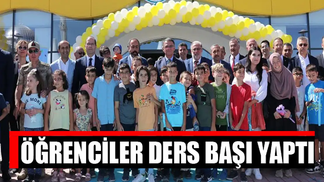 ÖĞRENCİLER DERS BAŞI YAPTI