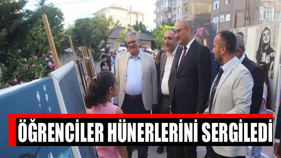 Öğrenciler hünerlerini sergiledi