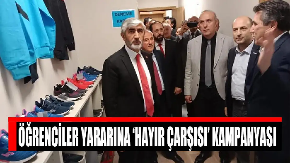 Öğrenciler yararına 'hayır çarşısı' kampanyası