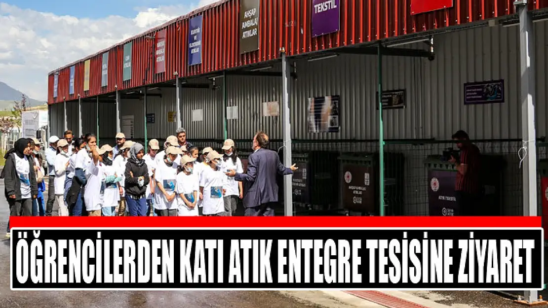 Öğrencilerden Katı Atık Entegre Tesisine ziyaret