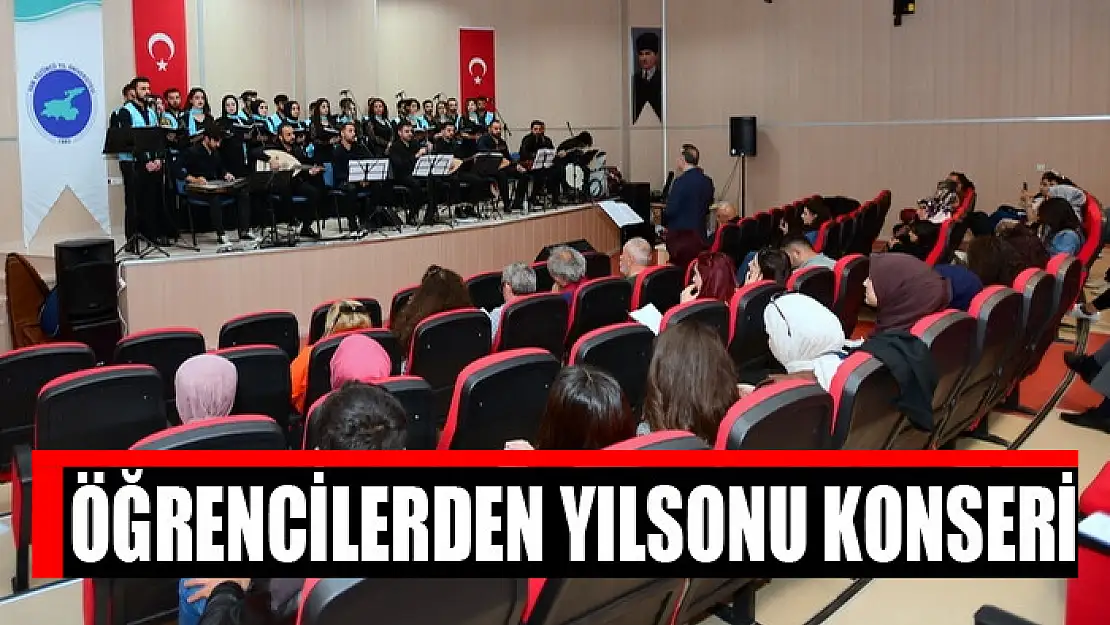 Öğrencilerden yılsonu konseri