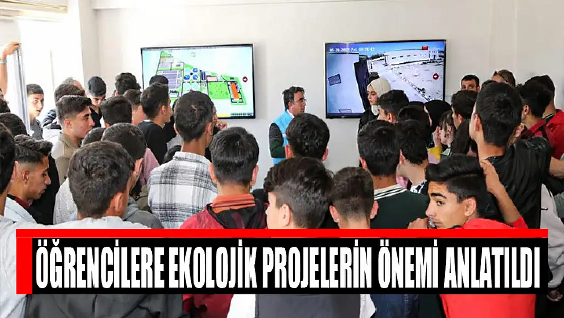 Öğrencilere ekolojik projelerin önemi anlatıldı