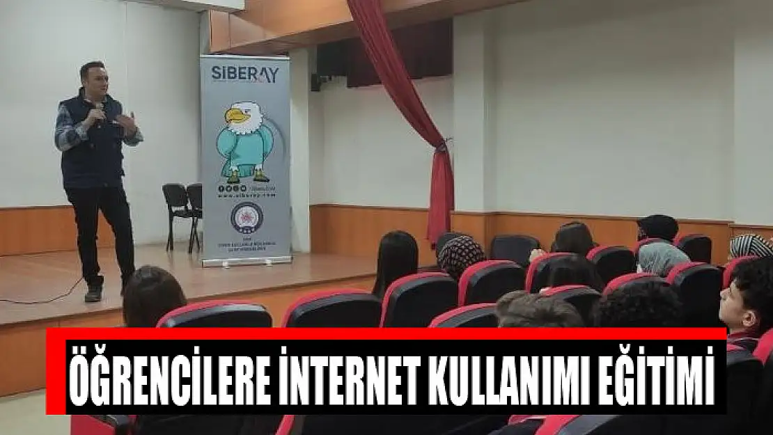 Öğrencilere internet kullanımı eğitimi