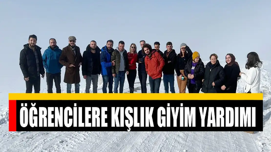 Öğrencilere kışlık giyim yardımı