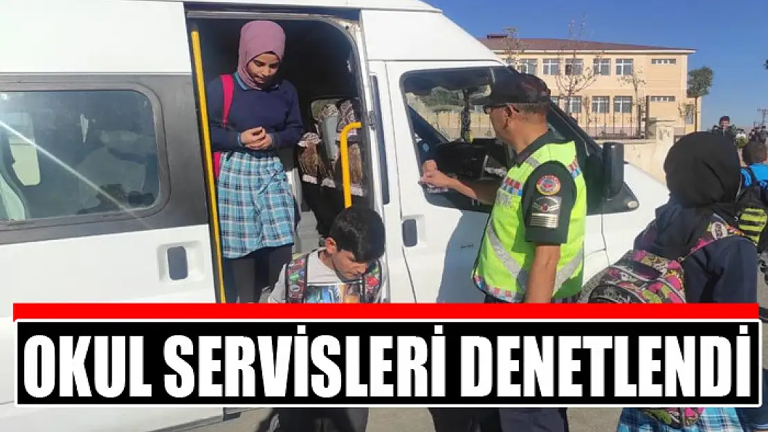 Okul servisleri denetlendi