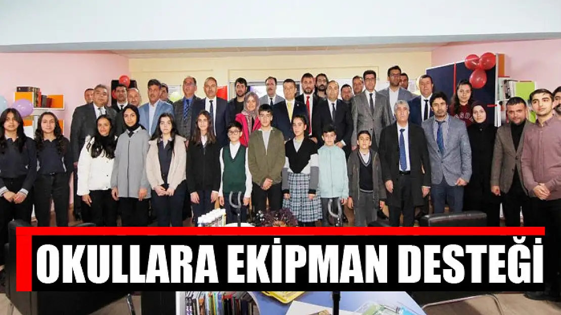 Okullara ekipman desteği