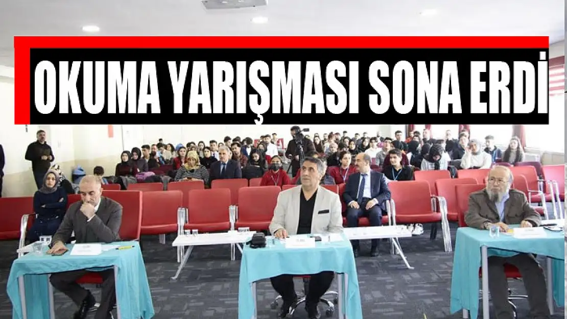 Şiir yarışması sona erdi