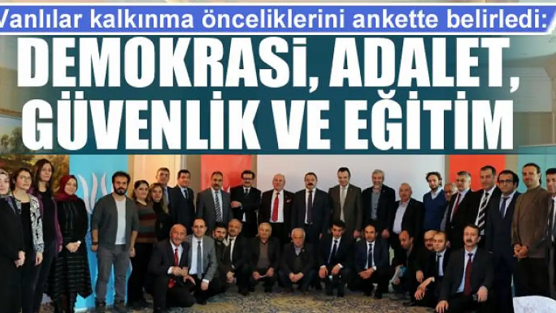 DEMOKRASİ, ADALET, GÜVENLİK VE EĞİTİM 