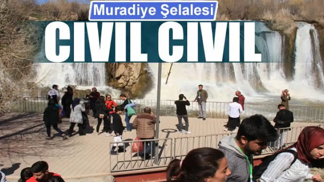 Muradiye Şelalesi cıvıl cıvıl