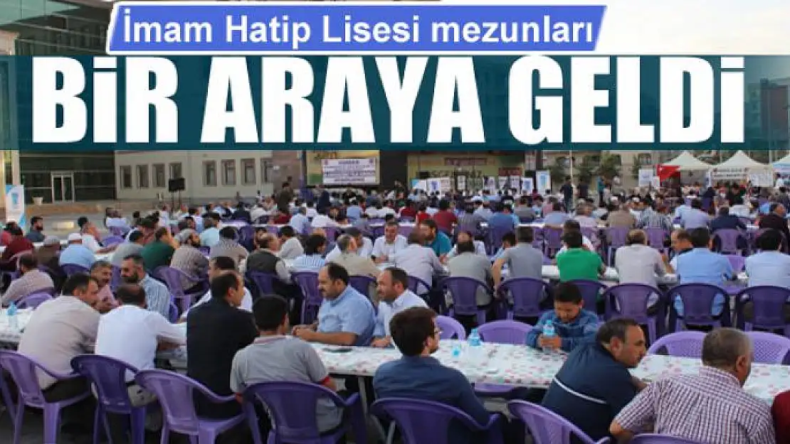 İmam Hatip Lisesi mezunları ve mensupları 'Pilav Günü'nde bir araya geldi