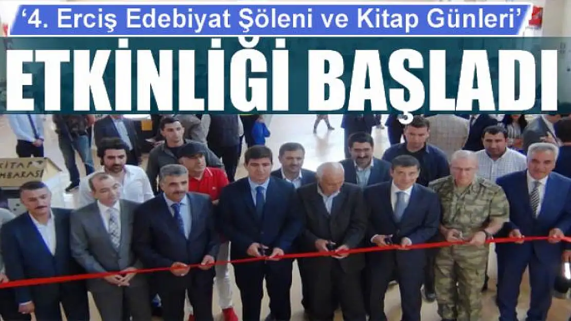 Erciş'te '4. Erciş Edebiyat Şöleni ve Kitap Günleri' etkinliği