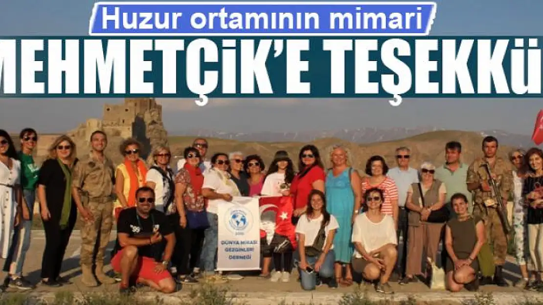 Huzur ortamının mimari Mehmetçik'e teşekkür