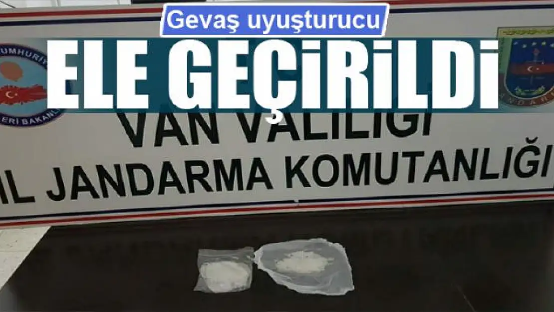 Gevaş'ta uyuşturucu ele geçirildi