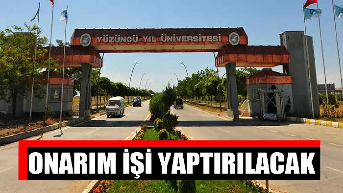 Onarım işi yaptırılacak