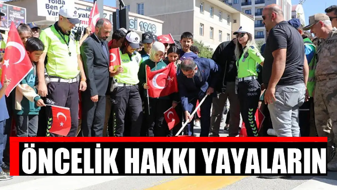 Öncelik hakkı yayaların