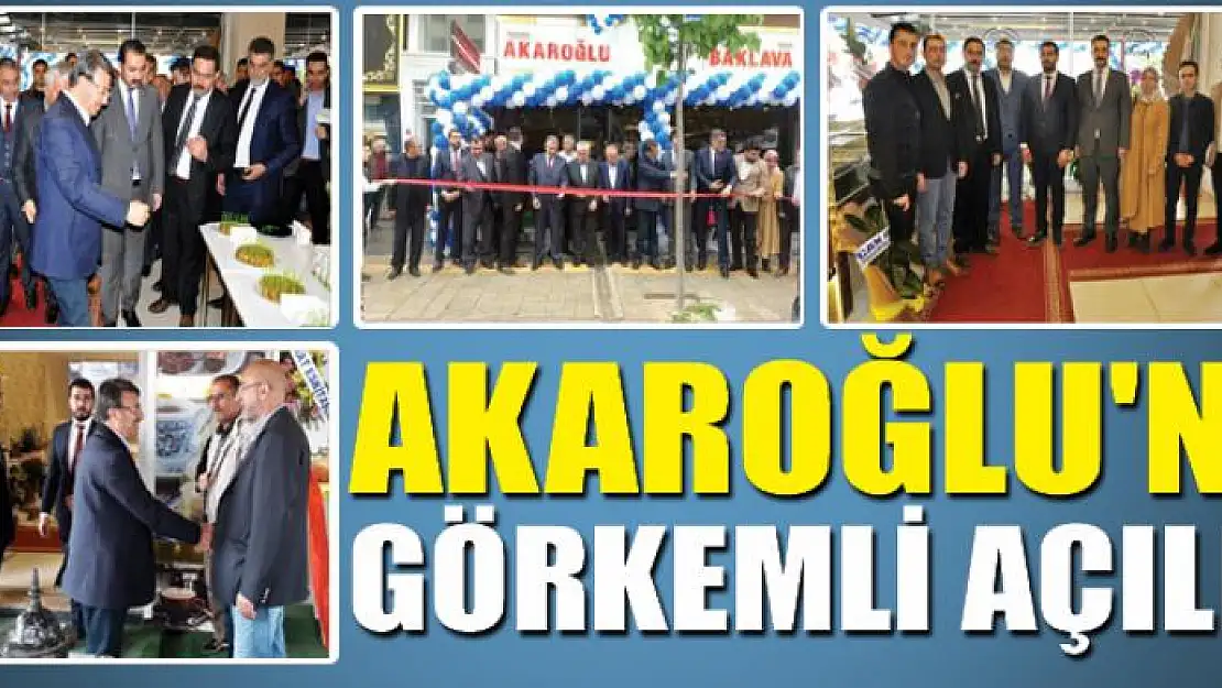 Akaroğlu'na görkemli açılış