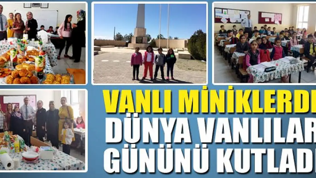 VANLI MİNİKLERDE DÜNYA VANLILAR GÜNÜNÜ KUTLADI