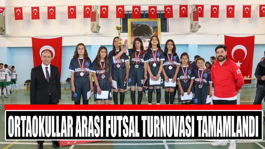 Ortaokullar Arası Futsal Turnuvası tamamlandı