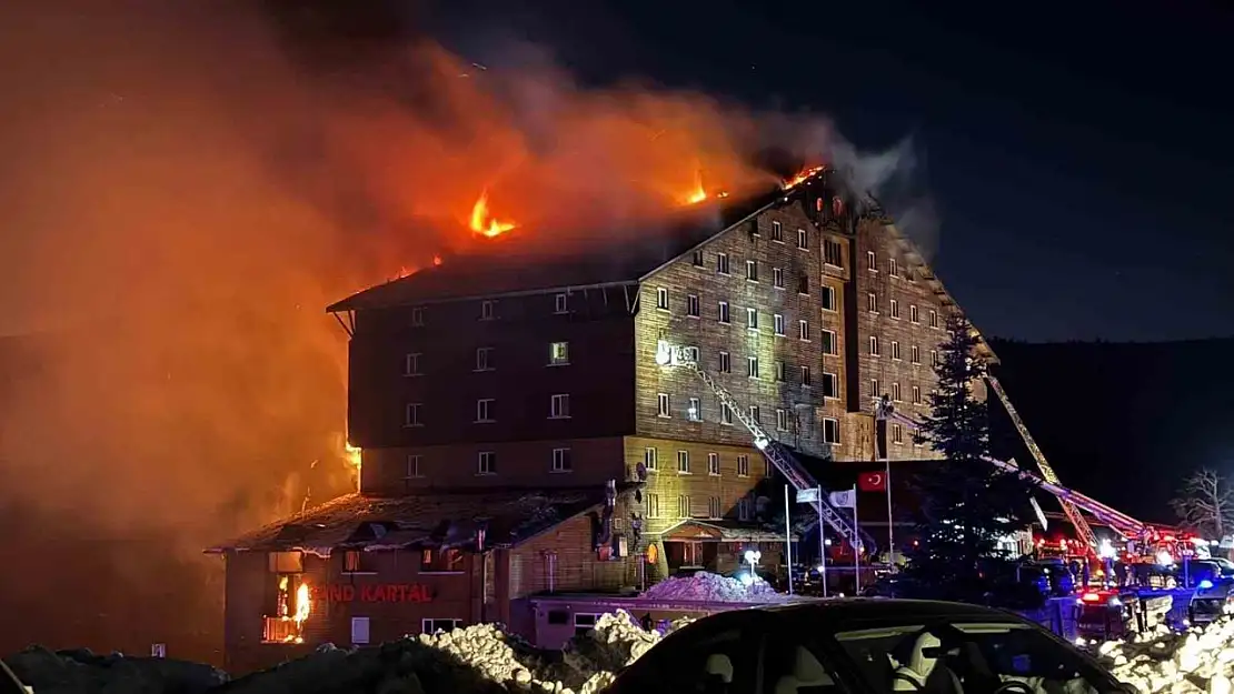 Otel yangınına ilişkin çarpıcı iddia: 'Kimseye haber vermeyin kendi aramızda halledelim'