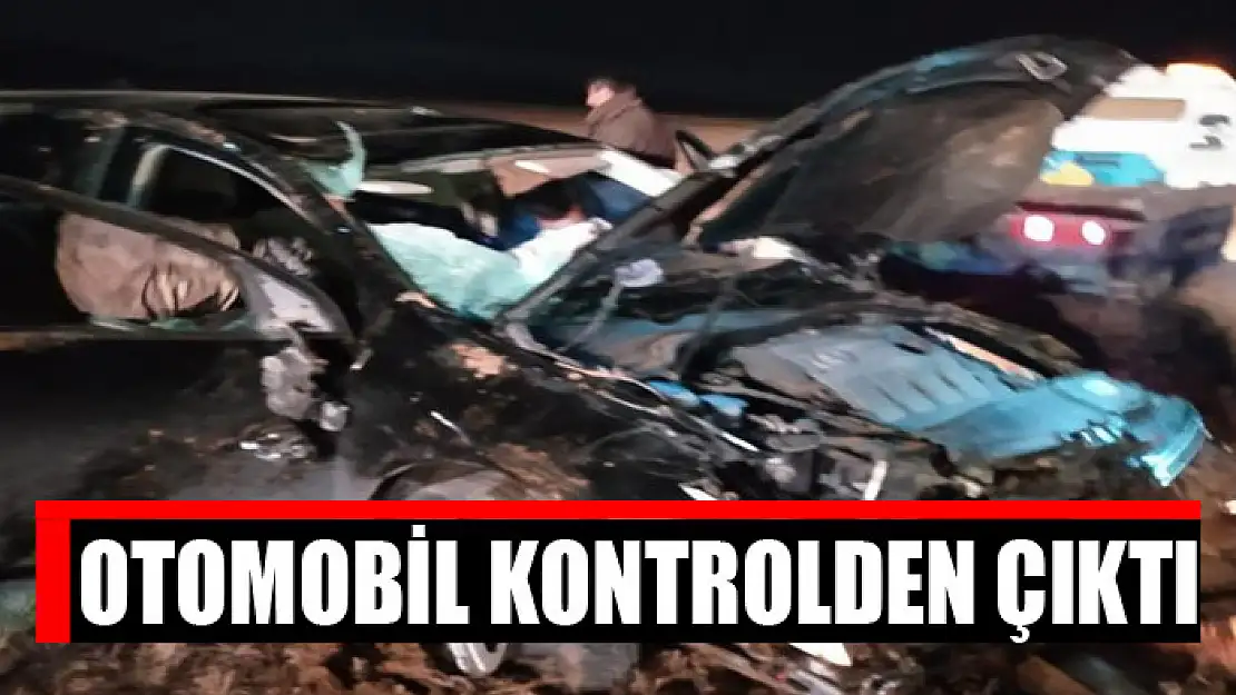 Otomobil kontrolden çıktı