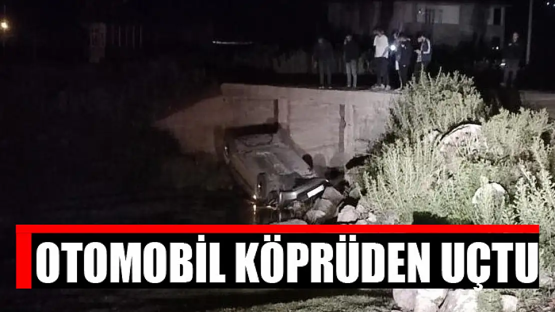 Otomobil köprüden uçtu