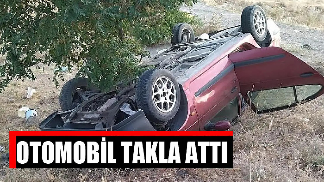 Otomobil takla attı