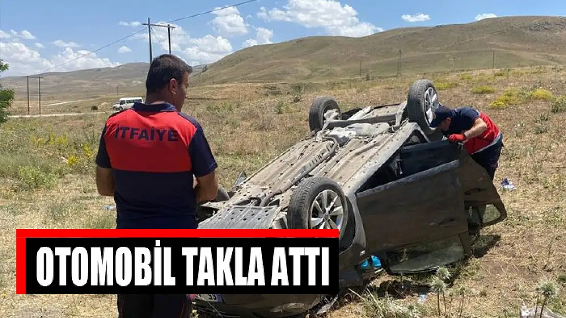 Otomobil takla attı