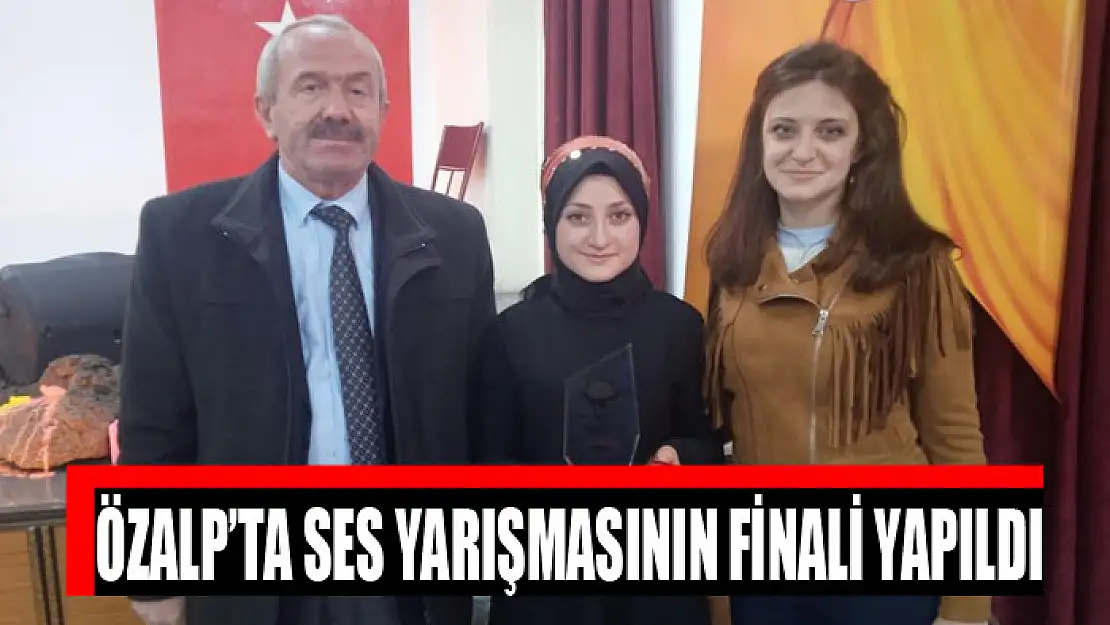 Özalp'ta ses yarışmasının finali yapıldı