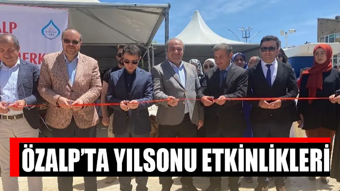 Özalp'ta yılsonu etkinlikleri