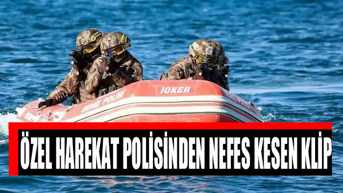 Özel Harekat polisinden nefes kesen klip