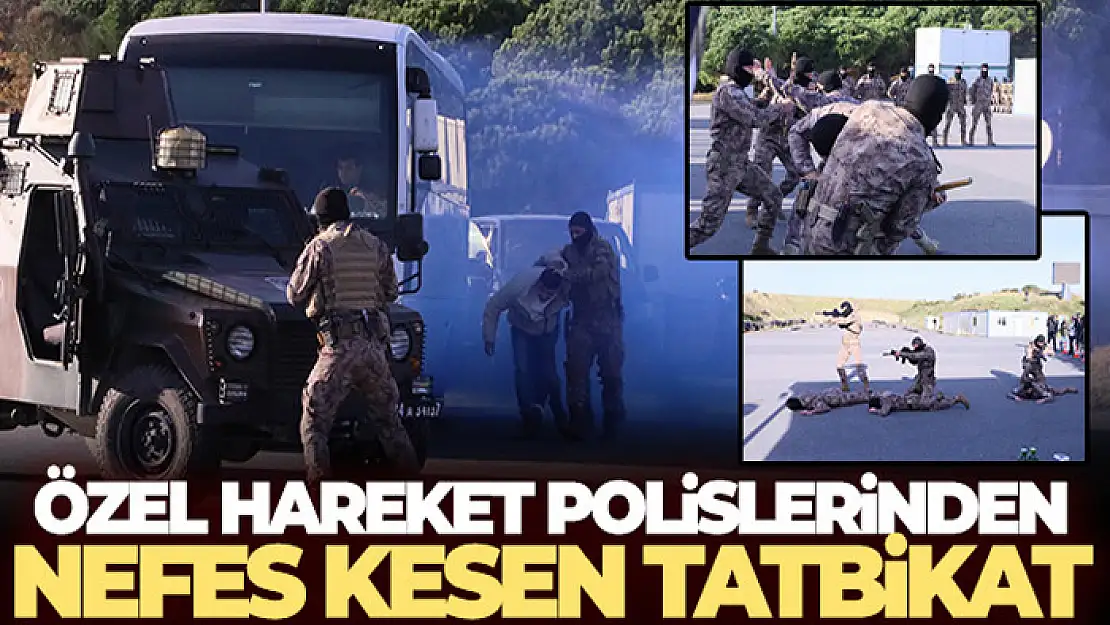 Özel Harekat polislerinden uçak, gemi ve metroda nefes kesen tatbikat