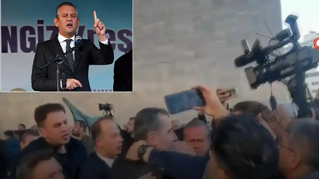 Özgür Özel'e fiziki saldırı