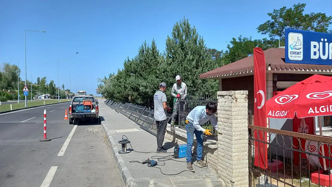 Park ve mesire alanlarında bakım onarım çalışması