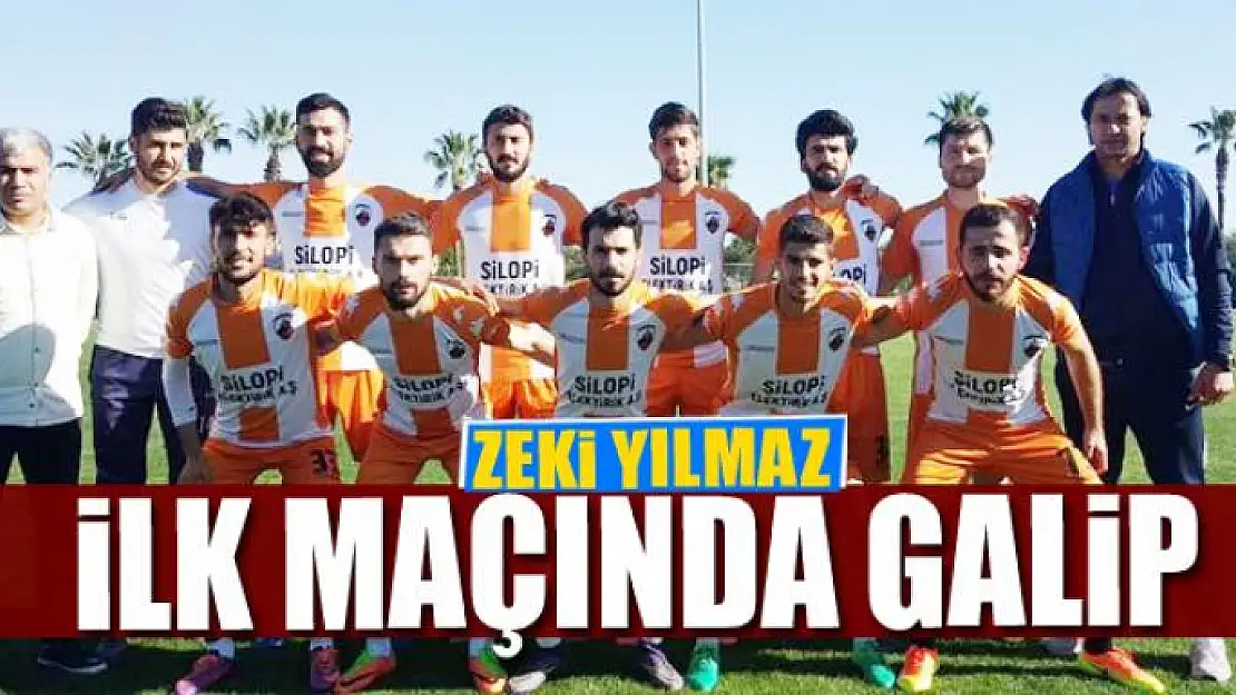 ZEKİ YILMAZ İLK MAÇINDA GALİP